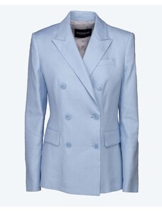 DONDUP Double-breasted jacket in linen and viscose