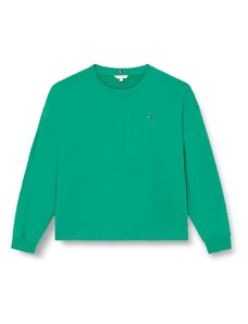 Tommy Hilfiger Damen Sweatshirt Curve ohne Kapuze, Grün (Olympic Green), 54