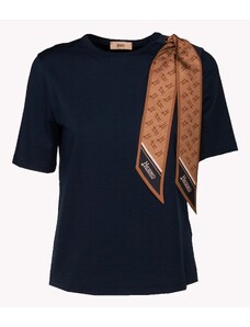HERNO T-shirt with scarf