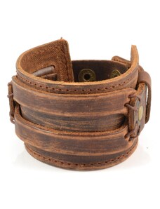 Collin Rowe Braunes Rohleder Armband