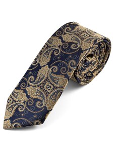 Tailor Toki Blaue Paisley Krawatte