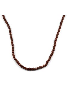 Collin Rowe Halskette aus braunen Holzperlen