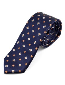 Tailor Toki Blaue mini-Blumen Krawatte