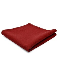Tailor Toki Rotes handgefertigtes Einstecktuch aus Wolle