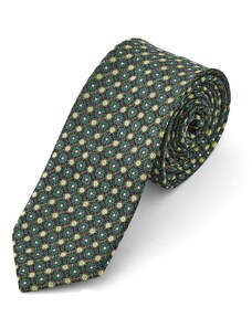 Tailor Toki Grüne Gemusterte Krawatte