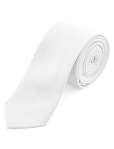 Trendhim Weiße Basic Krawatte 6 cm