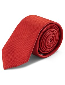 Bohemian Revolt Rote Seidentwill Krawatte 6cm