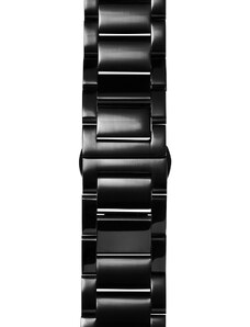 Trendhim Uhrenarmband Edelstahl 24mm schwarz - Schnellverschluss