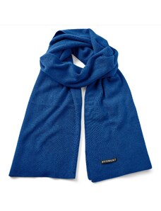 Seizmont Hiems | Blauer Schal aus Wollgemisch