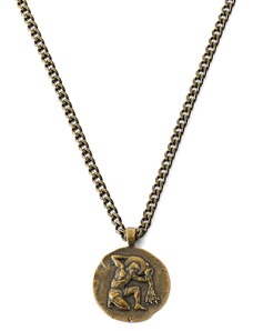 Lucleon Astro | Goldfarbene Halskette für das Tierkreiszeichen Wassermann