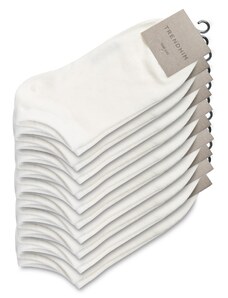 Trendhim Socken Set | 10er-Pack Weißes Knöchelsocken Set