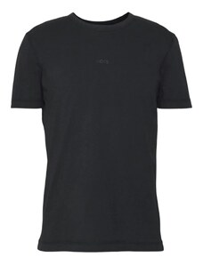BOSS Herren Tokks T-Shirt aus Baumwoll-Jersey mit sonnengebleichtem Effekt Schwarz XXL