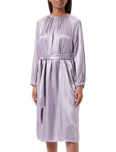 Seidensticker Damen Regular Fit Blusenkleid Langarm Kleid, Grau, 40 EU