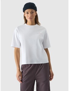 4F Oversize T-Shirt mit Print für Damen - weiß - L