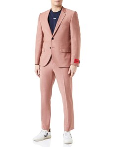 HUGO Herren Henry/Getlin232x Suit, Dark Red609, 54 EU