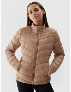 4F Damen Jacke mit synthetischer Daunenfüllung aus recycelten Materialien - beige - L