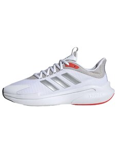 adidas Herren AlphaEdge Shoes-Low (Non Football), FTWR White/Silver met./Bright red, 44 2/3 EU