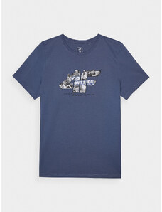 4F Jungen T-Shirt mit Print - blau - 122