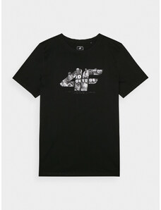 4F Jungen T-Shirt mit Print - schwarz - 122
