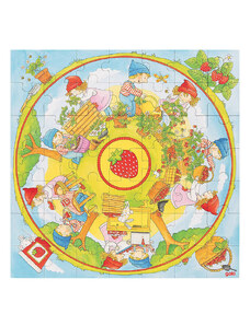 Goki 49tlg. Puzzle "Wir pflanzen Erdbeeren" - ab 4 Jahren | onesize