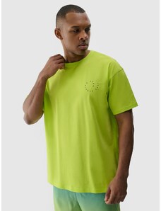 4F Oversized T-Shirt mit Print für Herren- grün - 3XL