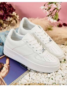 marka niezdefiniowana Royalfashion Damen Sportliche Sneakers Triss - weiß