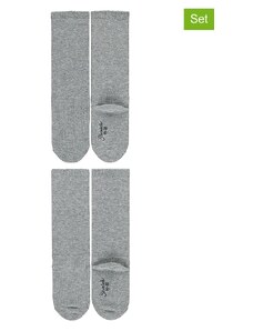 Sterntaler 2er-Set: Kniestrümpfe in Grau | Größe 19-22