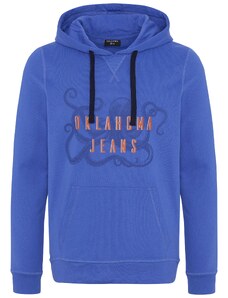 Oklahoma Jeans Kapuzensweatshirt aus Baumwollmix mit Motiv