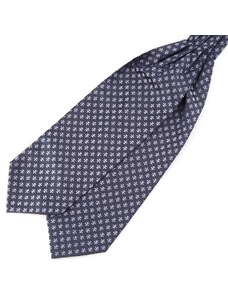 Tailor Toki Marineblauer Krawattenschal Fleur-De-Lis Aus Polyester