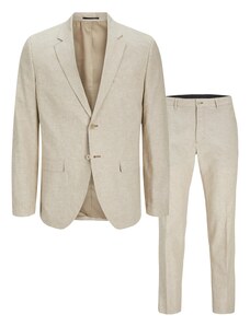 JACK&JONES Herren JPRRIVIERA Linen Suit SN Slim Anzug, Travertine/Fit:Slim FIT, 50
