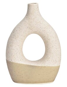 G. Wurm Vase in Beige - (B)14 x (H)19 x (T)7 cm | onesize