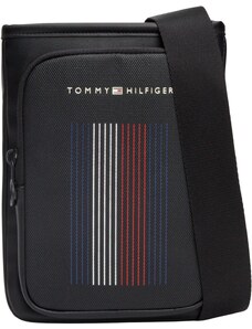 Tommy Hilfiger Men TH FOUNDATION MINI CROSSOVER, Black, One Size