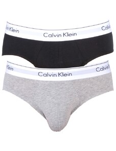 2PACK Herren Slips Calvin Klein mehrfarbig (NB1084A - BHY) L