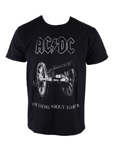 Metal T-Shirt Männer AC-DC - About To Rock - ROCK OFF - ACDCTS06MB