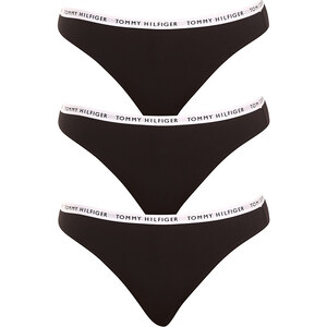 3PACK Damen Slips Tommy Hilfiger schwarz (UW0UW02828 0R7