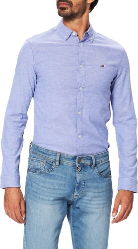 AUDATE Hemd Herren Regular Fit Button-down Shirt Herbst Winter Langarm Hemd Freizeithemd 