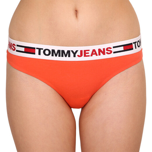 3PACK Damen Tangas Tommy Hilfiger Übergröße mehrfarbig (UW0UW04709