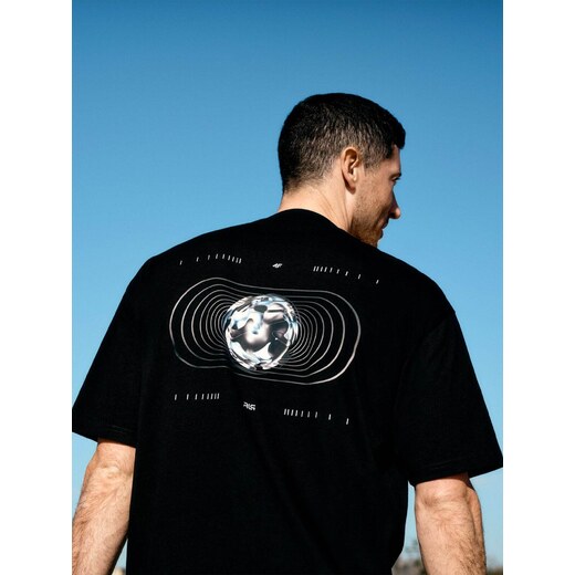 4F 4F x T-Shirt Bio-Baumwolle - für Herren aus Robert L Lewandowski Oversized
