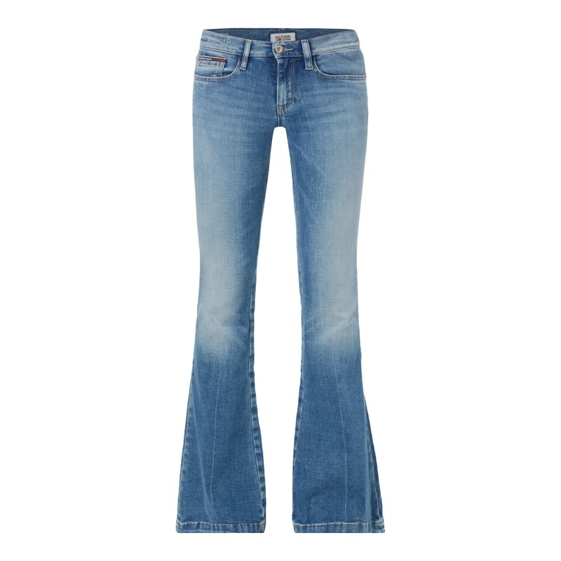 Hilfiger Denim Double Stone Washed Flared Cut Jeans