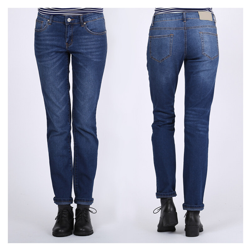 Lesara Regular Fit-Jeans im 5-Pocket-Design - 44