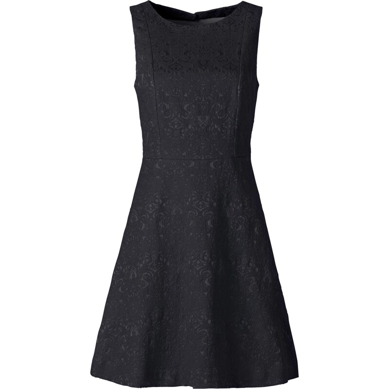 BODYFLIRT Jacquard-Kleid in schwarz von bonprix