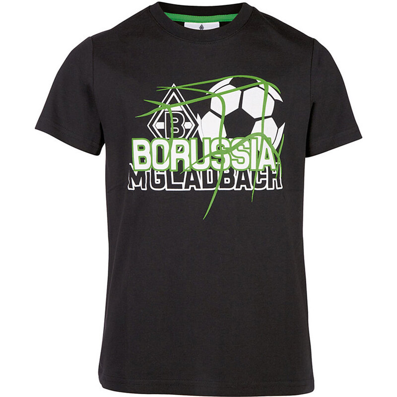 Kappa T-Shirt Borussia Mönchengladbach T-Shirt schwarz 116,128,140,152