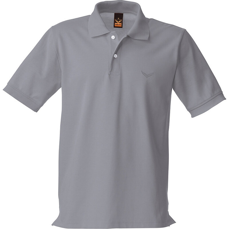 TRIGEMA TRIGEMA Polo-Shirt DELUXE Piqué grau L,M,S,XL,XXL,XXXL