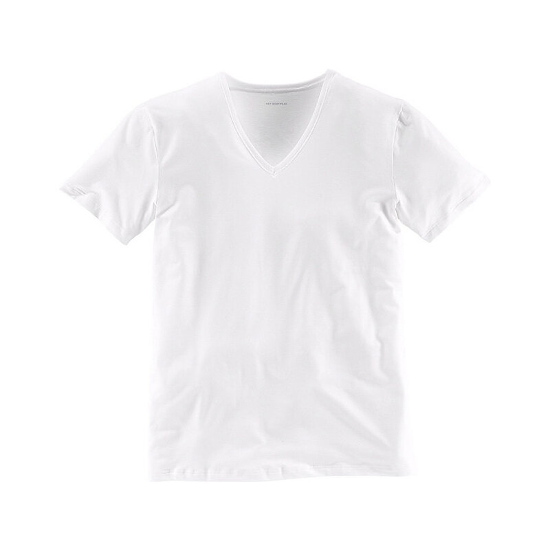 Mey T-Shirt mit V-Ausschnitt aus der Serie Dry Cotton ideal für jeden Tag weiß 5,6,7,8,9,10
