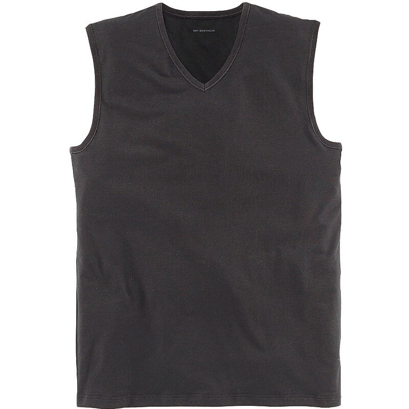 Mey Muskel-Shirt mit V-Ausschnitt aus der Serie Dry Cotton perfekte Passform Top Qualität schwarz 5,6,7,8