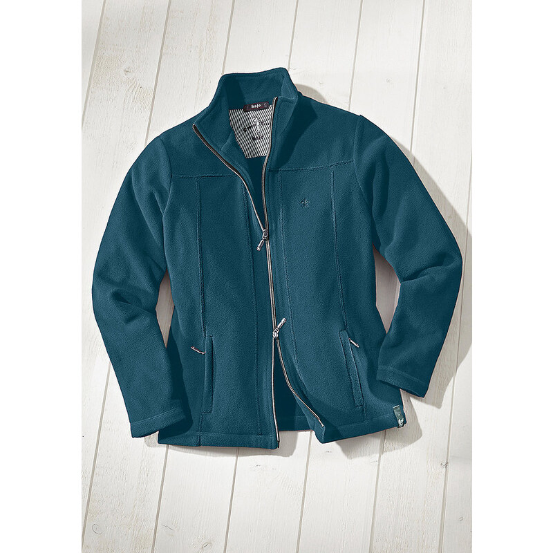 HAJO Fleece-Jacke aus bewährtem Micro-Klima-Fleece blau 36,38,44,46,48,50,52,54