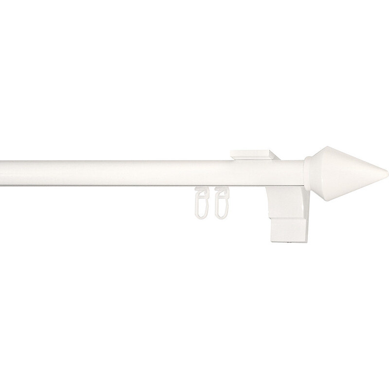 Gardinenstange Obex 1, 2 oder 3-läufig nach Maß ø 20 mm INDEKO weiß 100-480 cm (Länge)
