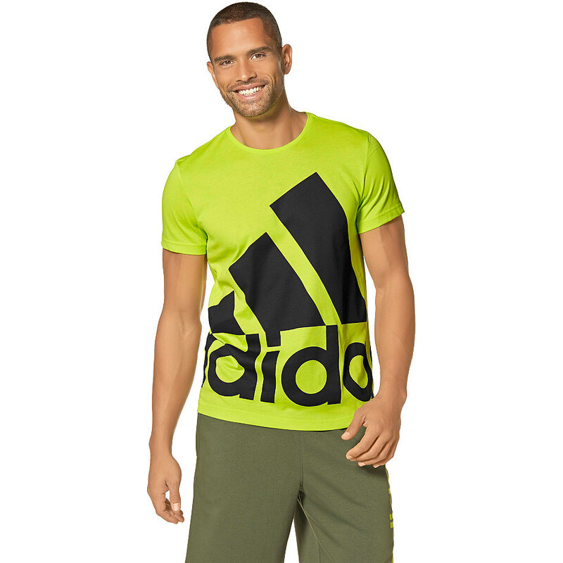 adidas Performance LOGO TEE BIG T-Shirt gelb L (52/54),M (48/50),XL (56/58)