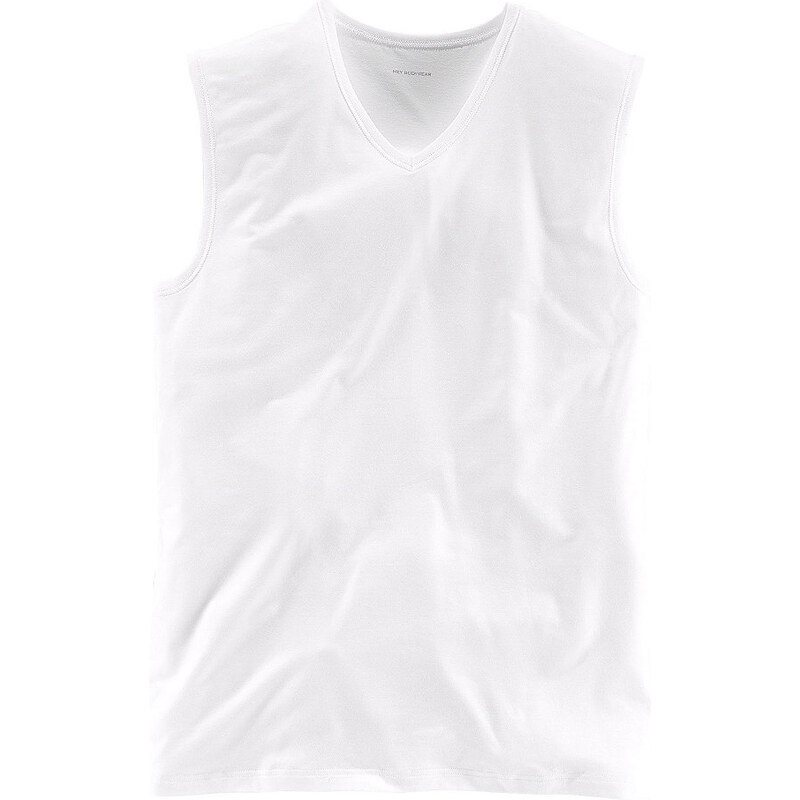 Mey Muskel-Shirt mit V-Ausschnitt aus der Serie Dry Cotton perfekte Passform Top Qualität weiß 5,6,7,8