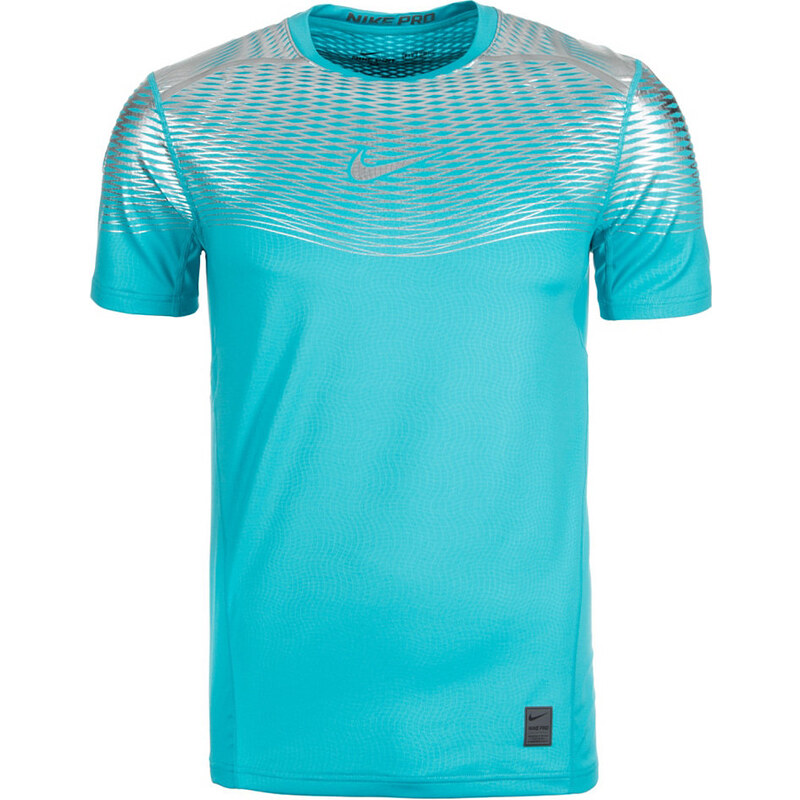 Nike Pro Hypercool Max Elite Fitted Trainingsshirt Herren blau L - 48/50,M - 44/46,S - 40/42